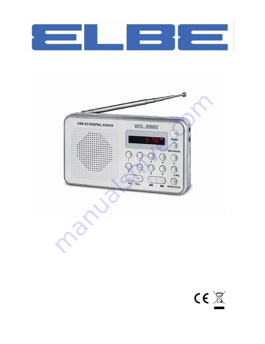 ELBE RF-49-USB Instruction Manual Download Page 1