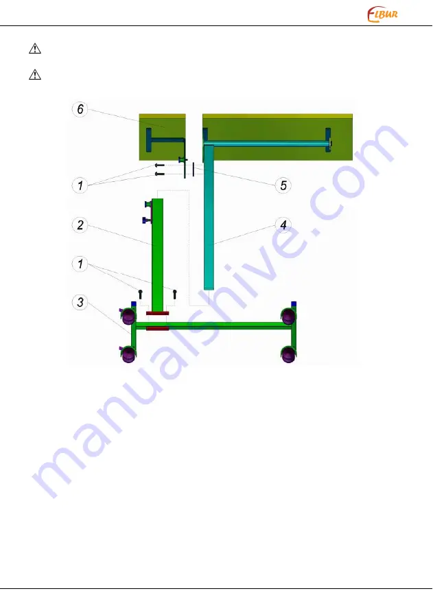 Elbur RUBENS 3 Overbed table Instructions For Use Manual Download Page 11