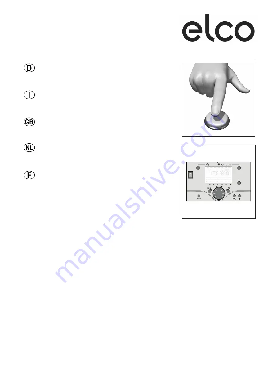 elco THISION S Combi User Manual Download Page 1