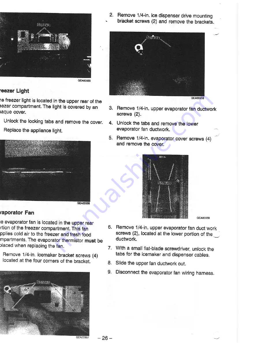 ElcoBrandt DRU103XE1 Service Manual Download Page 26