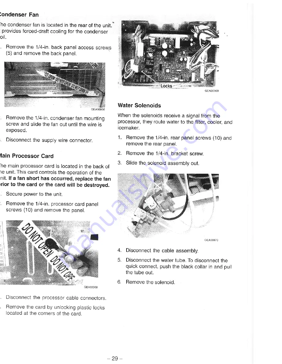 ElcoBrandt DRU103XE1 Service Manual Download Page 29