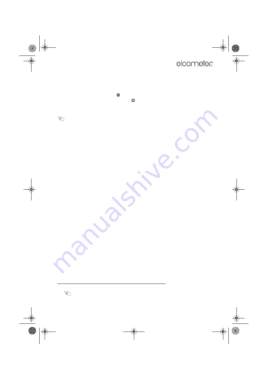 Elcometer 331 B Operating Instructions Manual Download Page 13