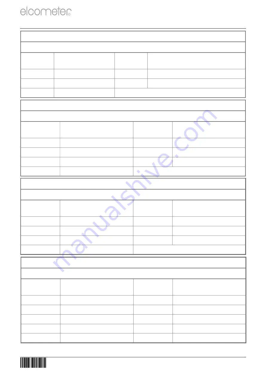 Elcometer Adhesion Verification Unit User Manual Download Page 48