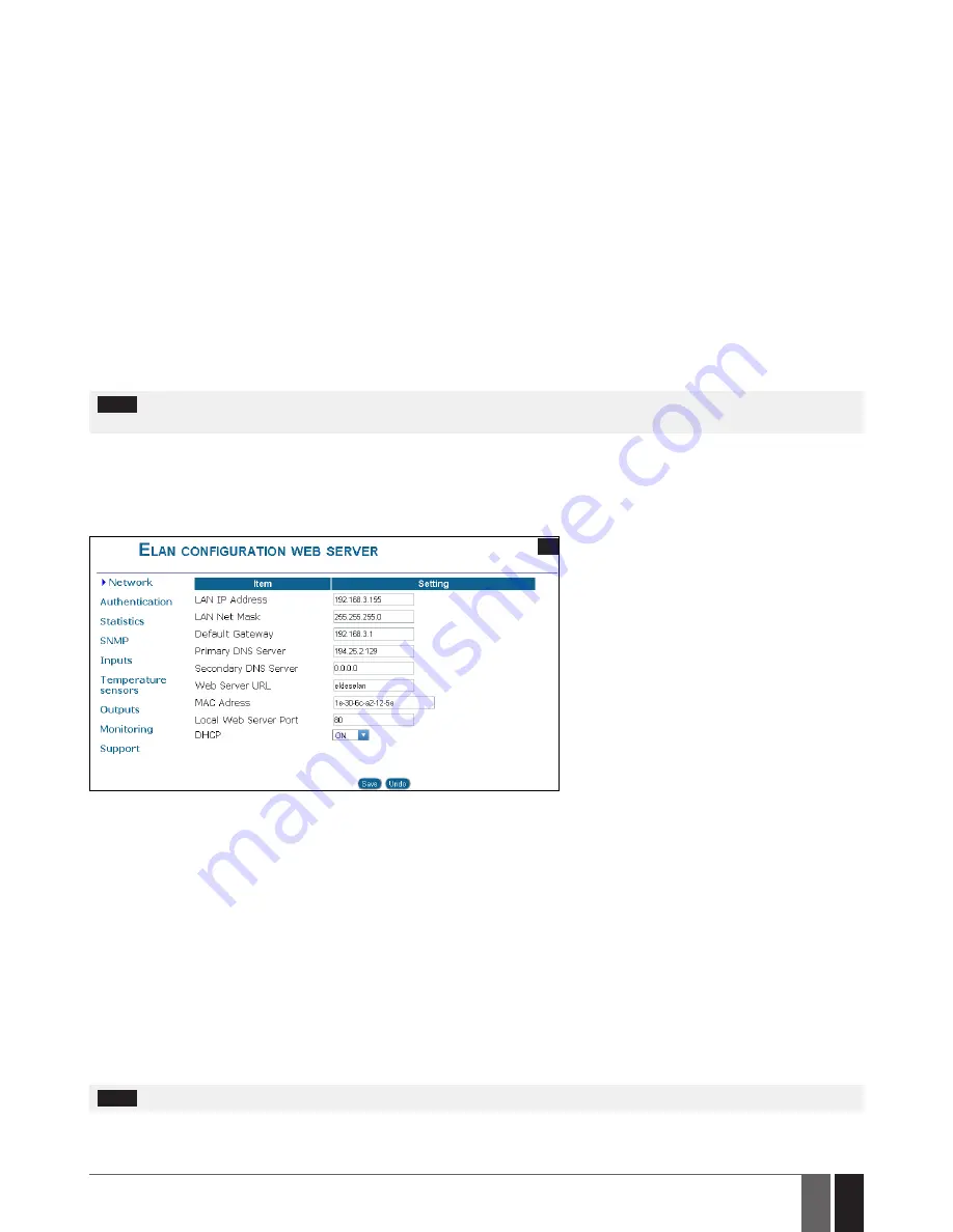 Eldes ELAN3-SNMP User Manual Download Page 9