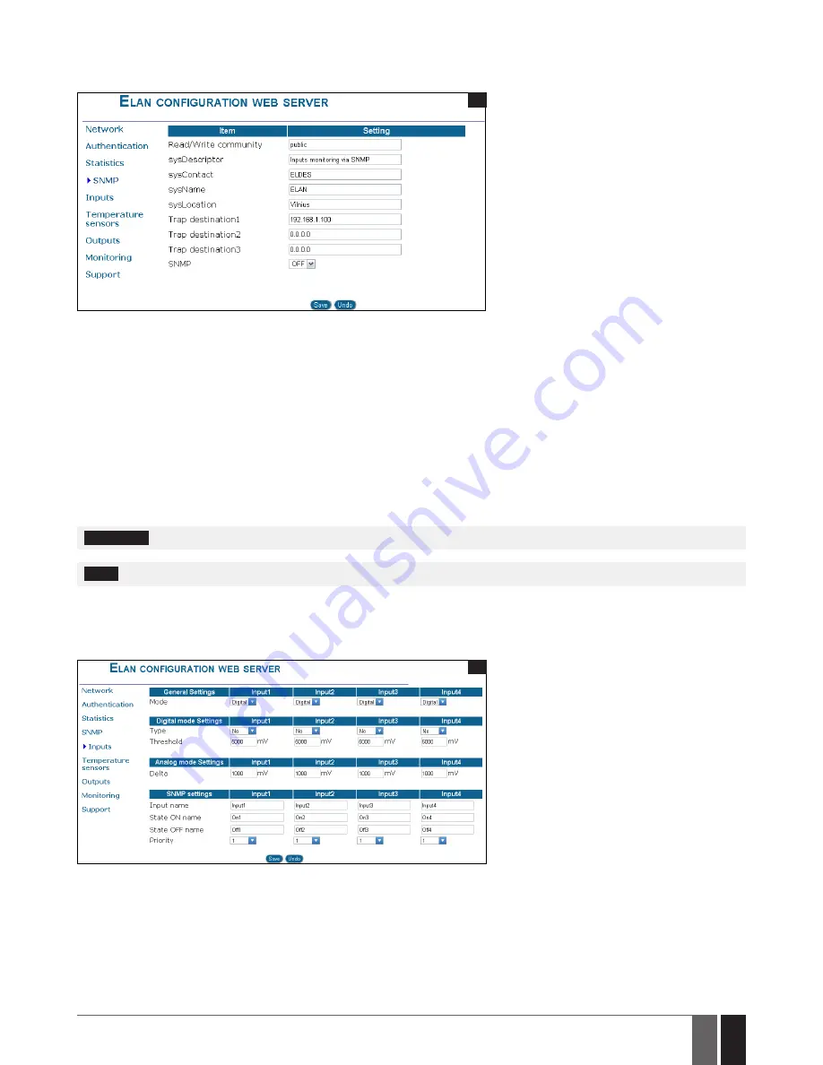 Eldes ELAN3-SNMP Скачать руководство пользователя страница 11