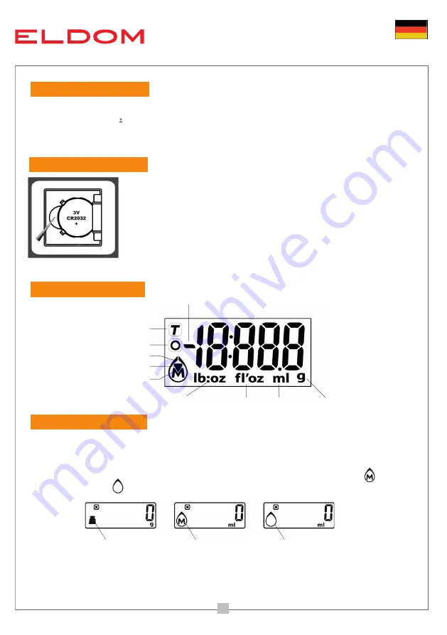 Eldom 5908277382063 Скачать руководство пользователя страница 9