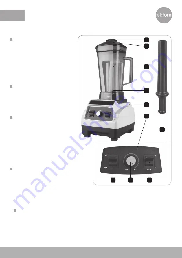 Eldom Perfect Vital BK500B Скачать руководство пользователя страница 20