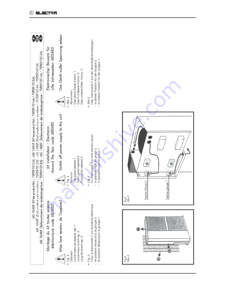 Electra DELTA 18 Service Manual Download Page 107