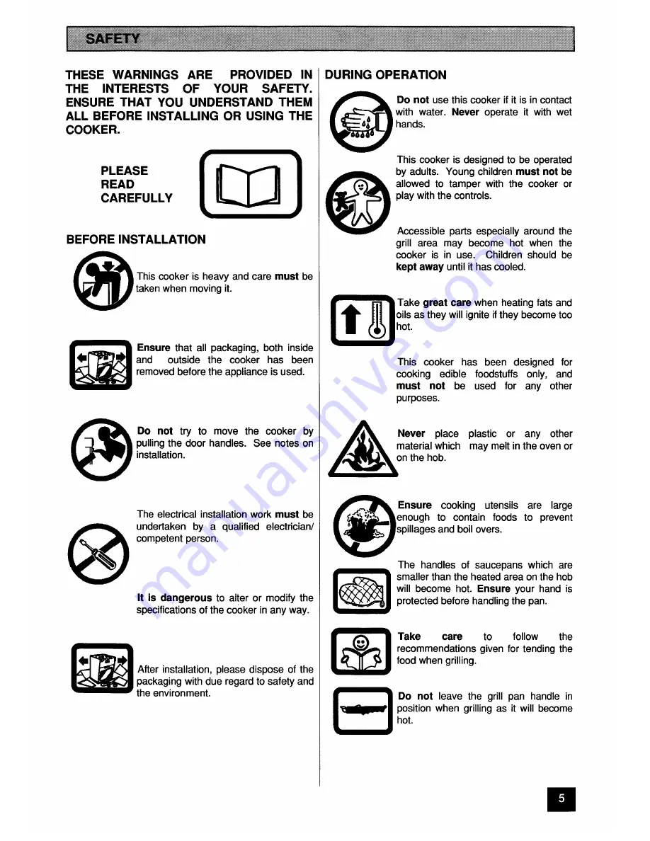 Electra EL 303 Installation And User Manual Download Page 7