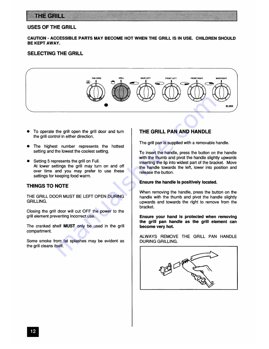 Electra EL 303 Installation And User Manual Download Page 14