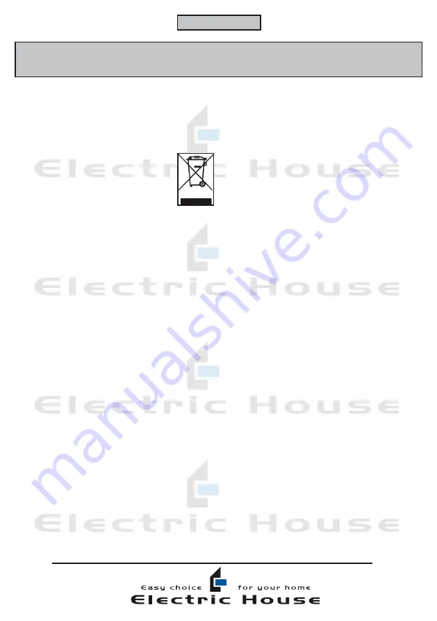 Electric House 26740 Instruction Manual Download Page 22