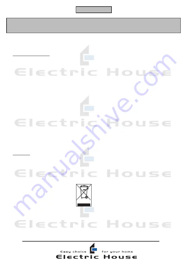 Electric House 60964 Instruction Manual Download Page 8