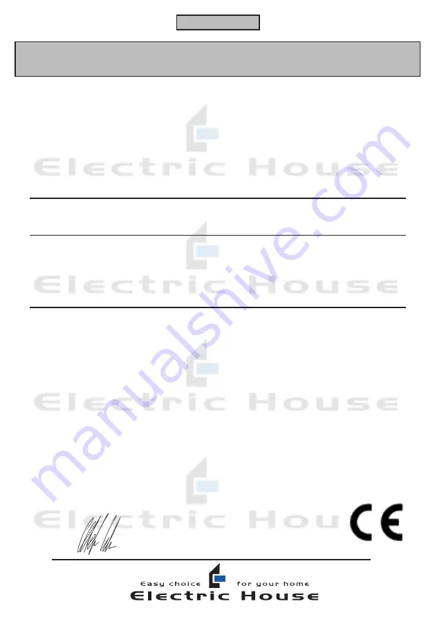 Electric House 60966 Instruction Manual Download Page 15