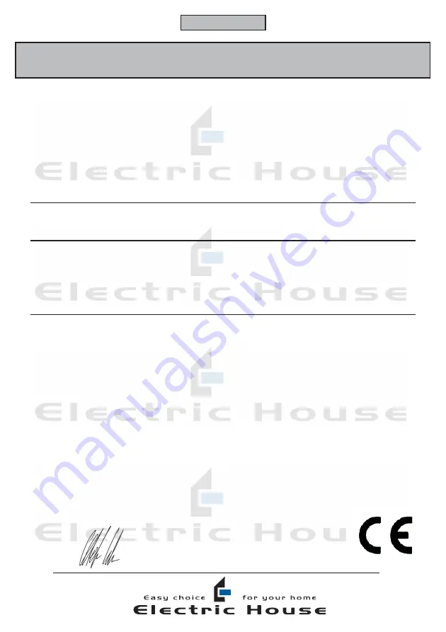 Electric House 77193 Instruction Manual Download Page 21