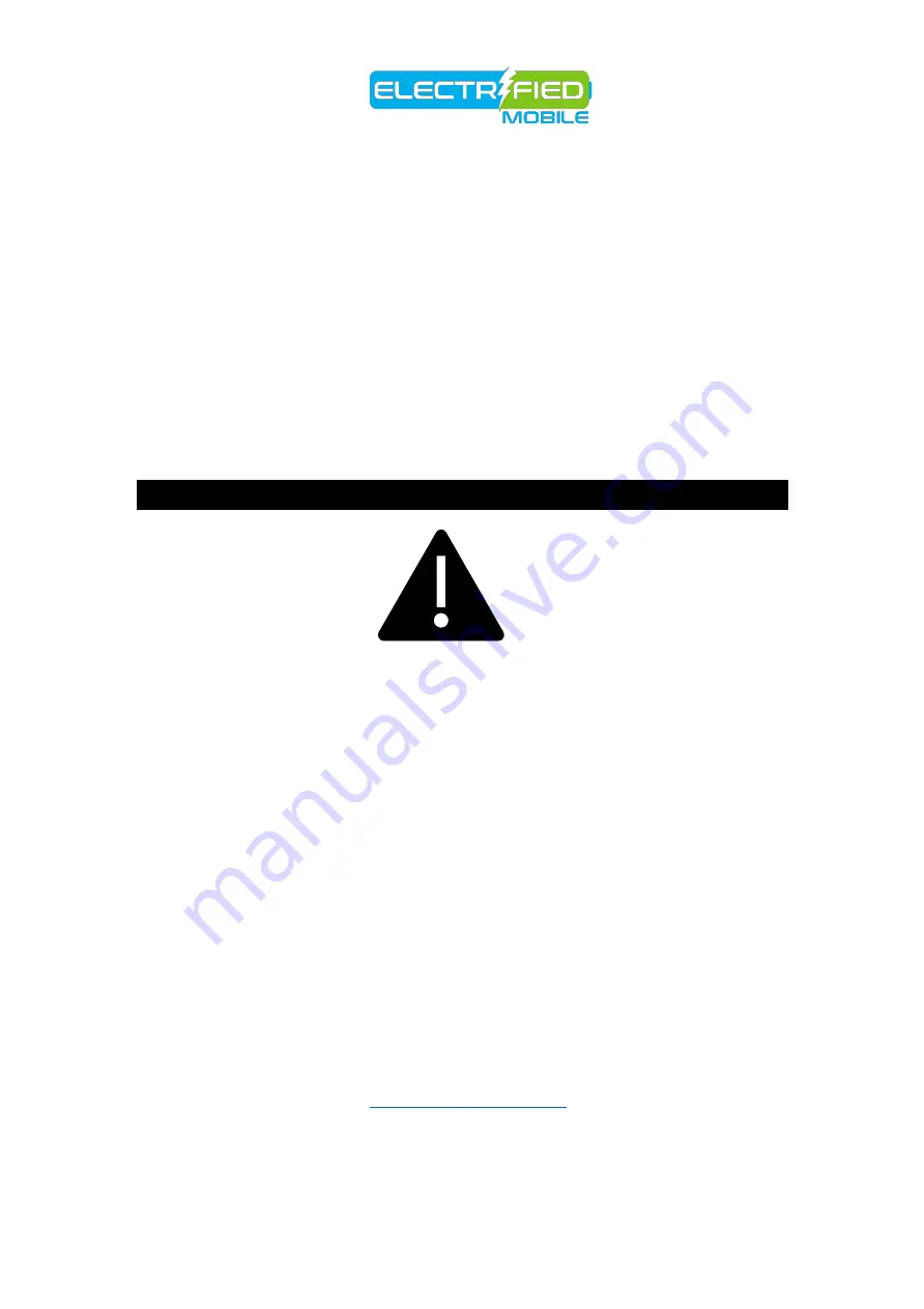 ElectriFied Mobile EM-Commuter Owner'S Manual Download Page 5