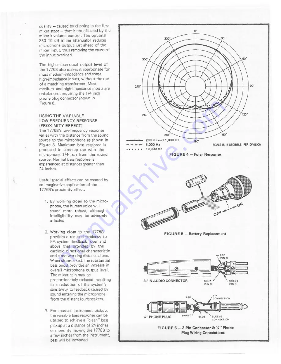 Electro-Voice 1776B Specification Sheet Download Page 3