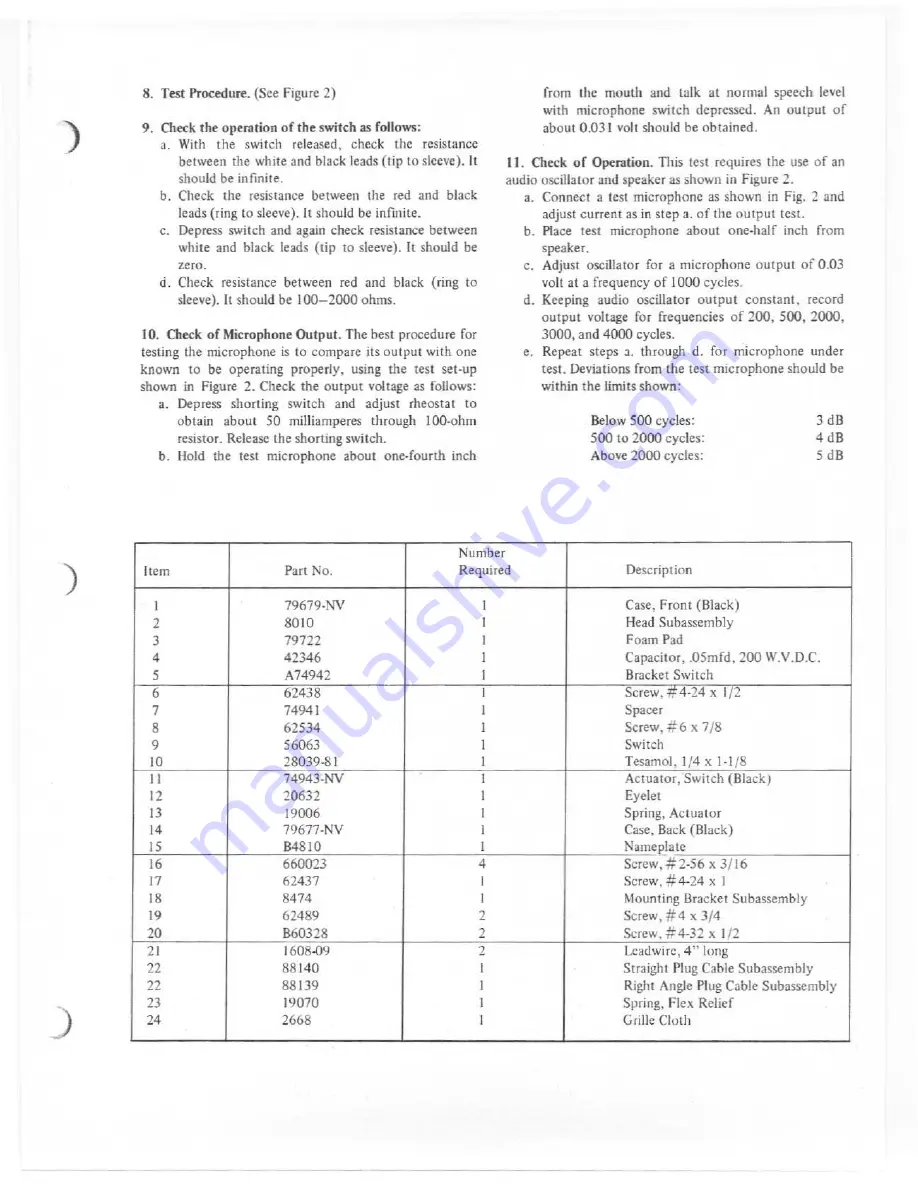 Electro-Voice 205CRA Engineering Data Download Page 3