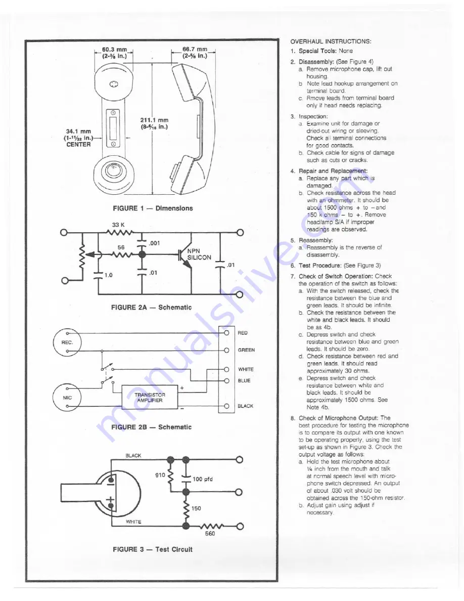 Electro-Voice 625HS Specification Sheet Download Page 2