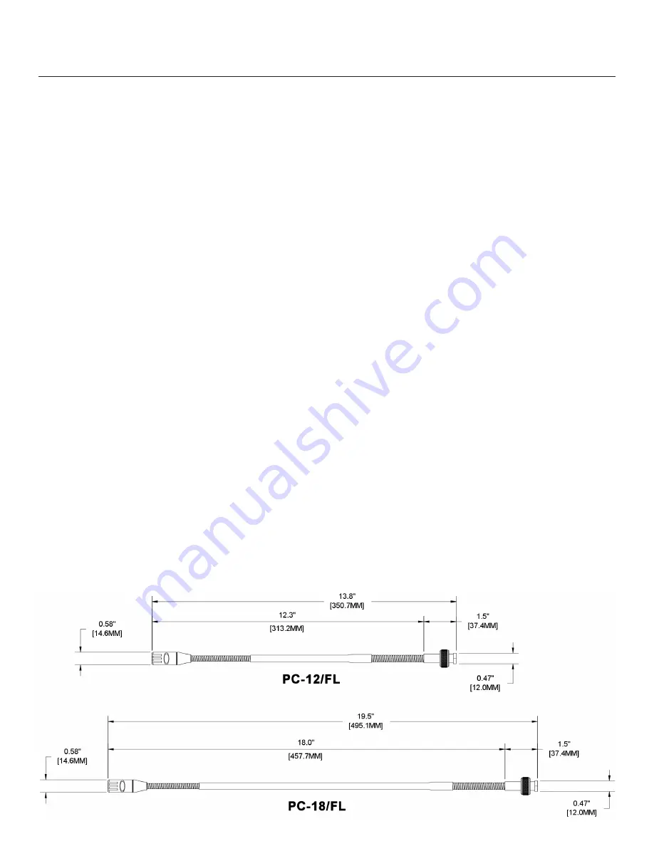 Electro-Voice PolarChoice PC-12 Technical Specifications Download Page 2