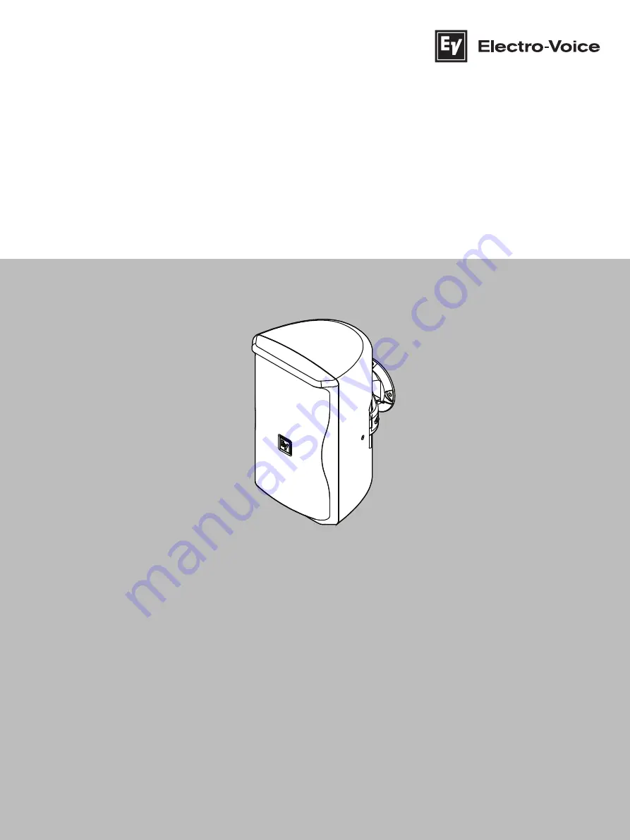 Electro-Voice Zx1i-100T Installation Manual Download Page 1