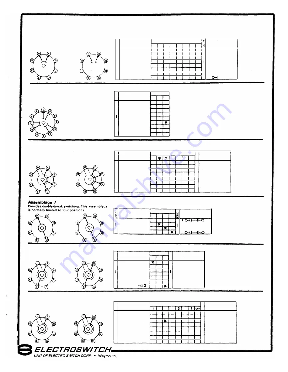 Electroswitch 31201B Скачать руководство пользователя страница 5