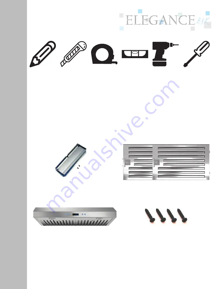 ELEGANCE E-SU30DBM Installation And User Manual Download Page 22