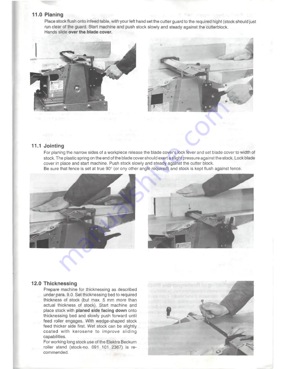 Elektra Beckum HC 260 Operating Instructions Manual Download Page 7