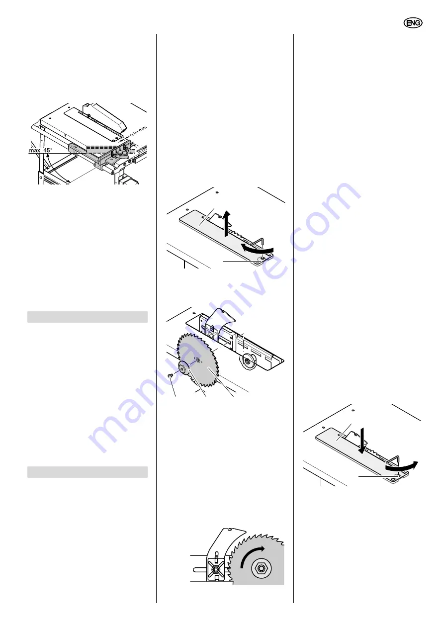 Elektra Beckum TKHS 315 (AUS) Operating Instructions Manual Download Page 15