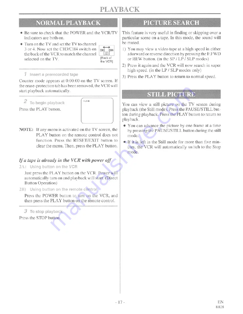 ELEKTRA EKVF2940 (Spanish) Manual De Usuario Download Page 17