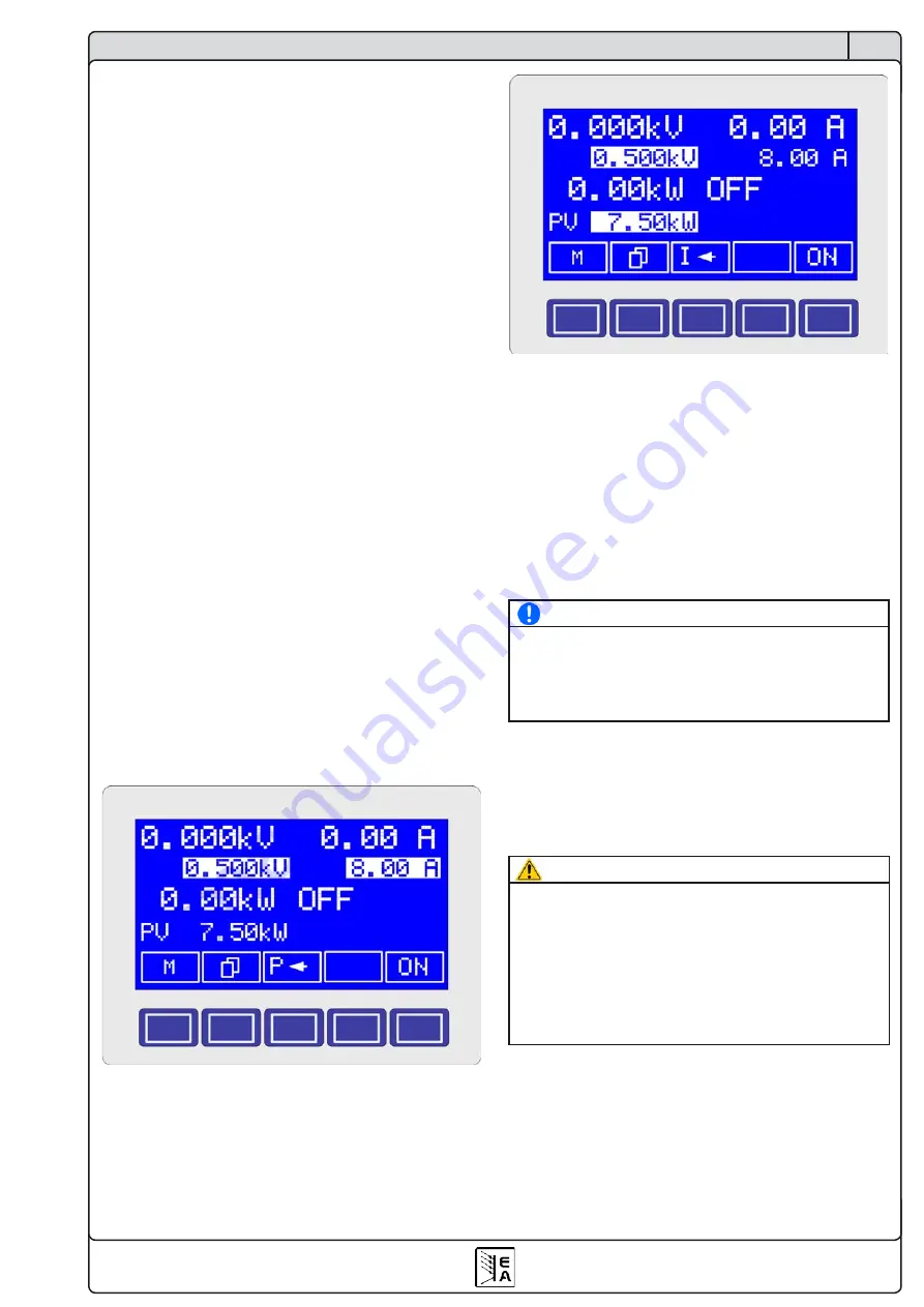 Elektro-Automatik PSI 8000 3U HS PV Series Operating Manual Download Page 33