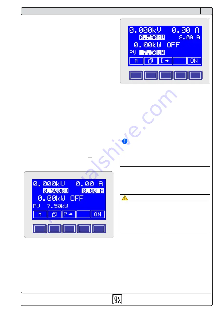 Elektro-Automatik PSI 8000 3U HS PV Series Operating Manual Download Page 69