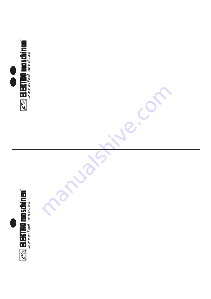 Elektro Maschinen STEm 13070 E Industrie Line Скачать руководство пользователя страница 57