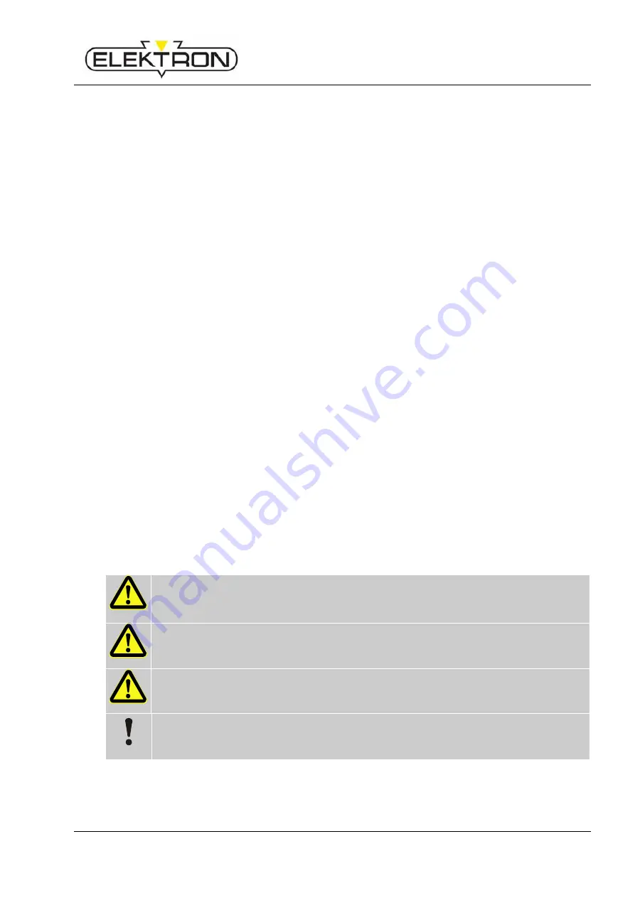 Elektron 328 008 Operating Manual Download Page 5