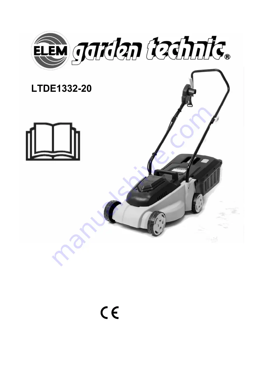 Elem Garden Technic LTDE1332-20 Original Instructions Manual Download Page 1