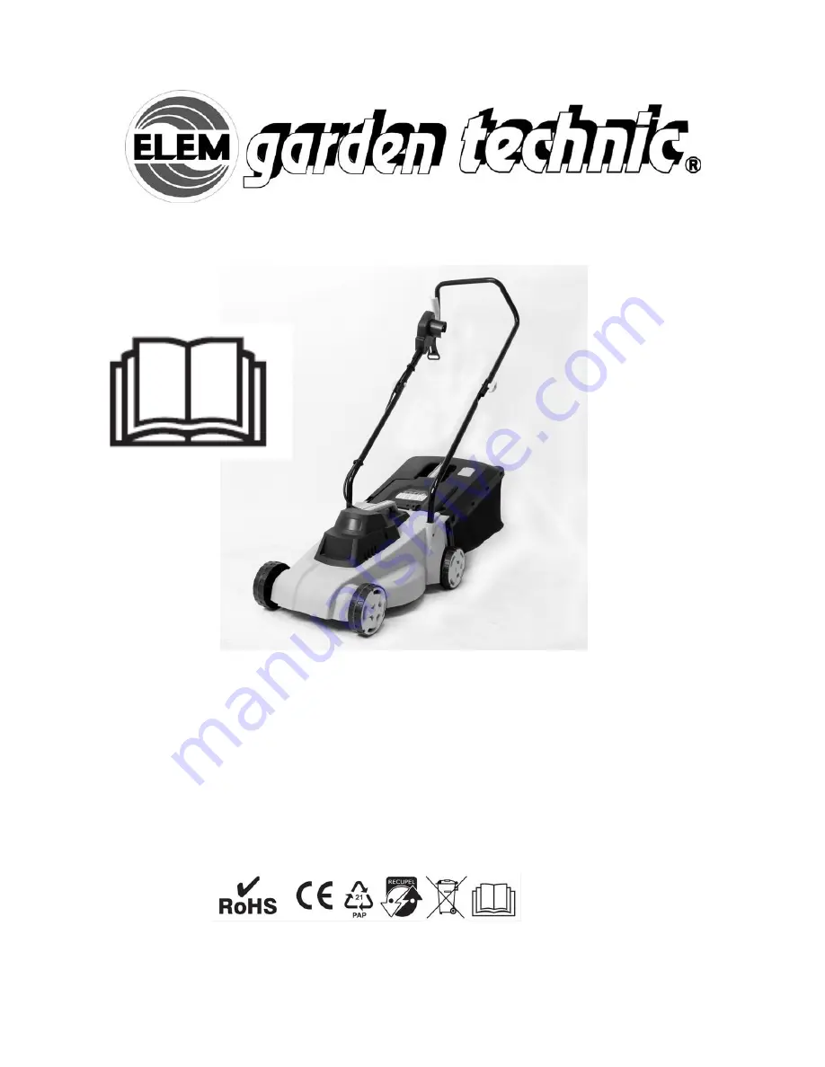 Elem Garden Technic TDE1032-14 Скачать руководство пользователя страница 1