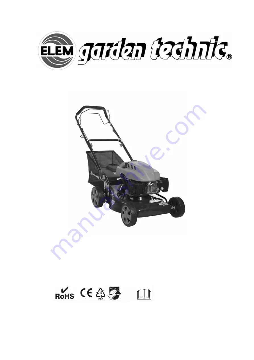 Elem Garden Technic TDTAC46HP5T-P2 Original Instructions Manual Download Page 1