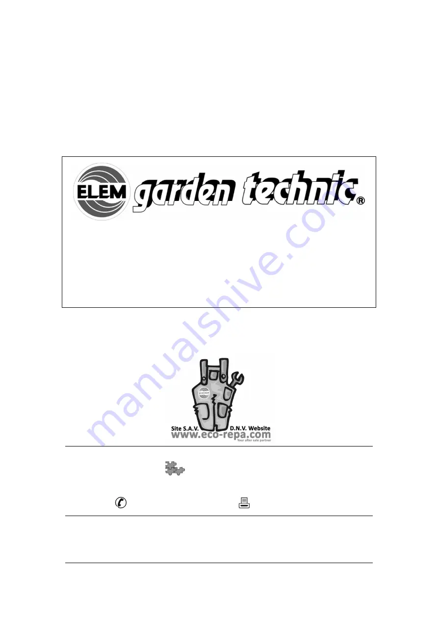 Elem Garden Technic TDTAC46HP5T-P2 Original Instructions Manual Download Page 95