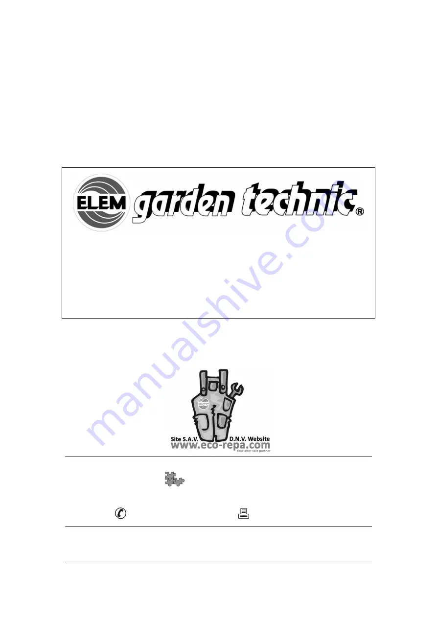 Elem Garden Technic TTAC51T-CC173 Original Instructions Manual Download Page 111