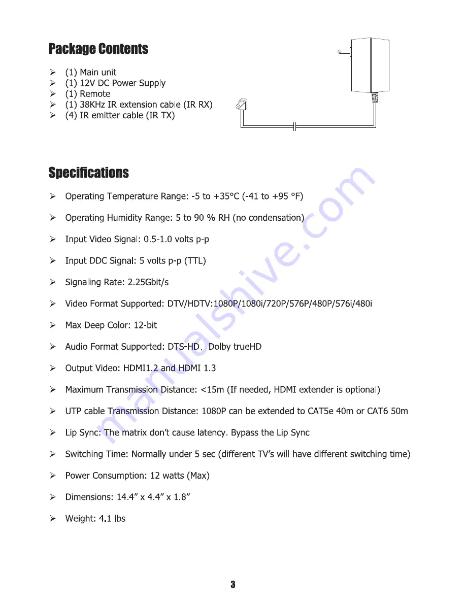 Element-Hz ELE9090 Installation Manual Download Page 3