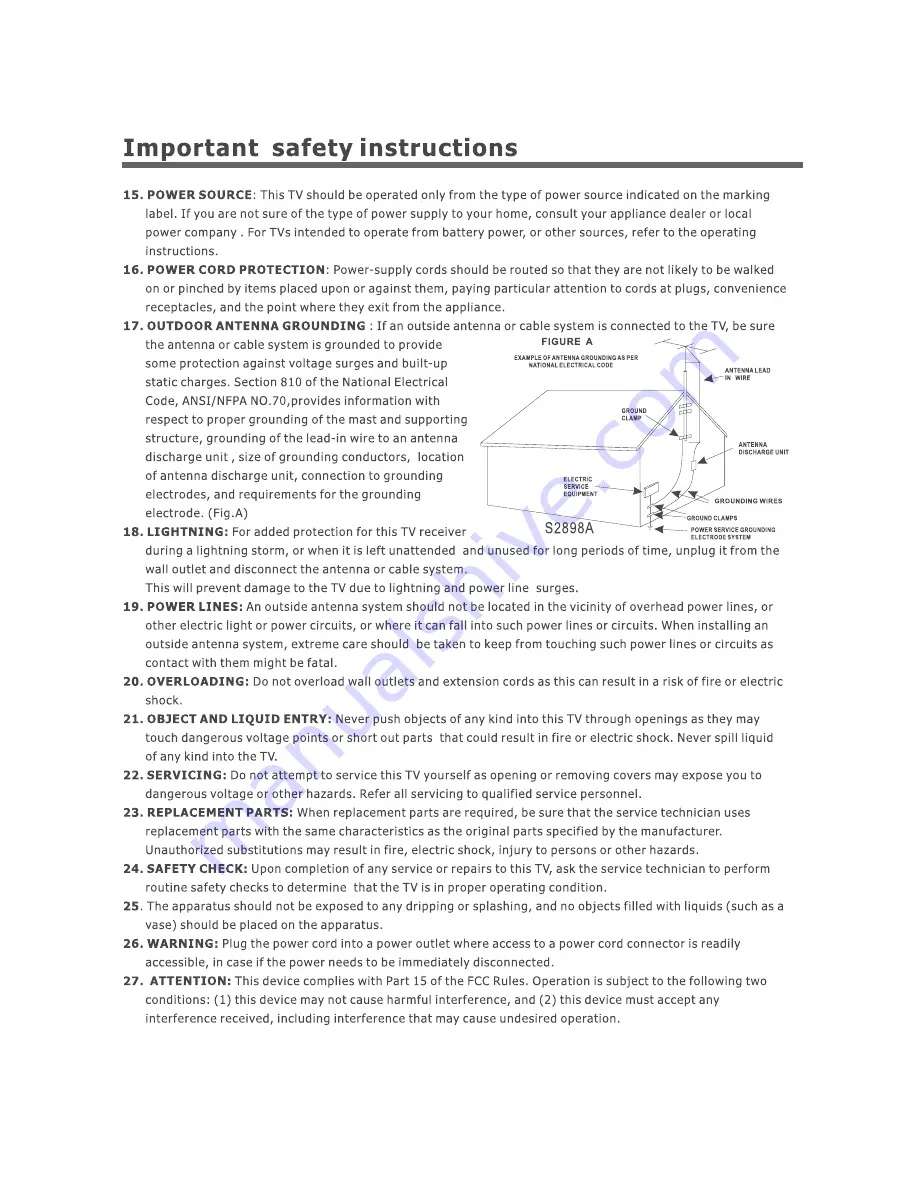 Element 40LE45S User Manual Download Page 5