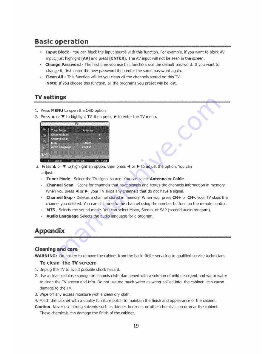 Element ELCHS372 Скачать руководство пользователя страница 20