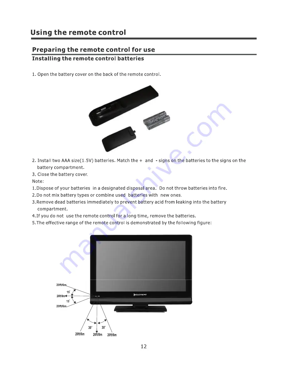 Element ELCHW261 User Manual Download Page 13