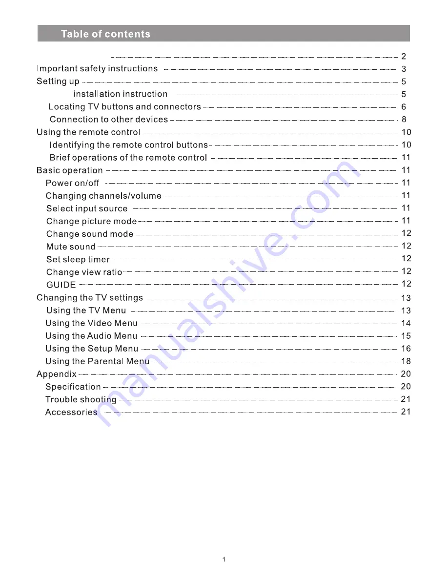 Element ELCHW402 Owner'S Manual Download Page 2