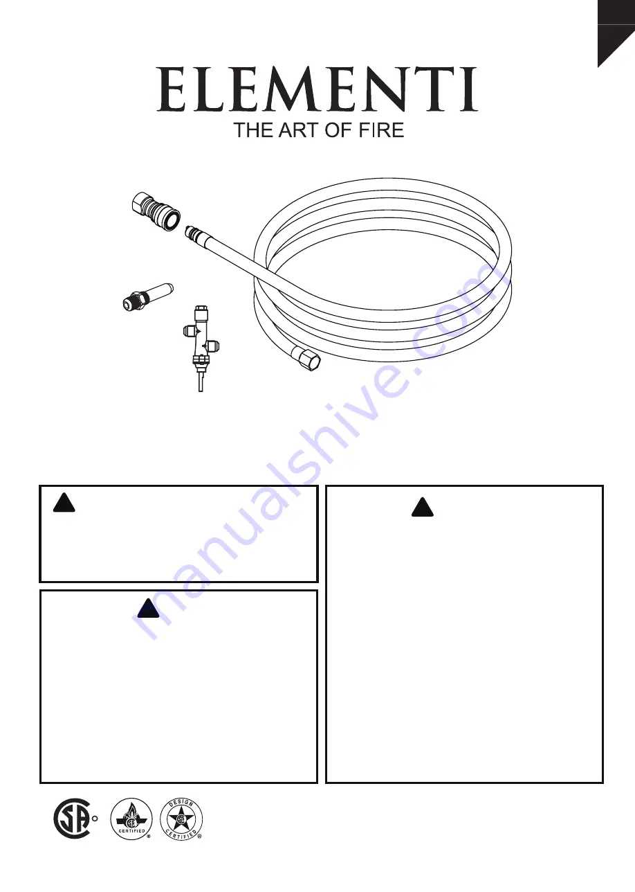 ELEMENTI OCK45-NG01 Manual Download Page 1