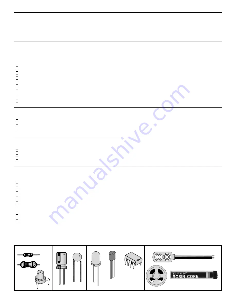 Elenco Electronics AK-100 Assembly And Instruction Manual Download Page 2