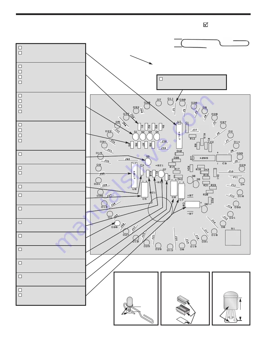 Elenco Electronics AK-300 Instruction & Assembly Manual Download Page 8