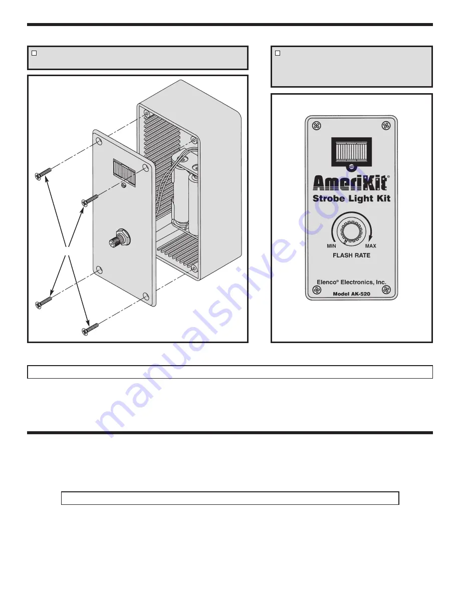 Elenco Electronics AK-520 Assembly And Instruction Manual Download Page 10