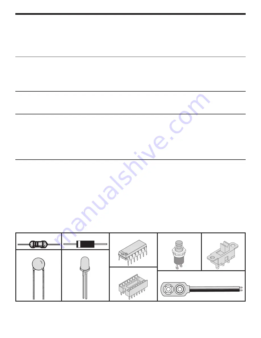 Elenco Electronics K-28 Assembly And Instruction Manual Download Page 2