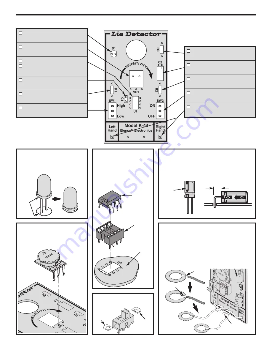 Elenco Electronics K-44 Скачать руководство пользователя страница 6