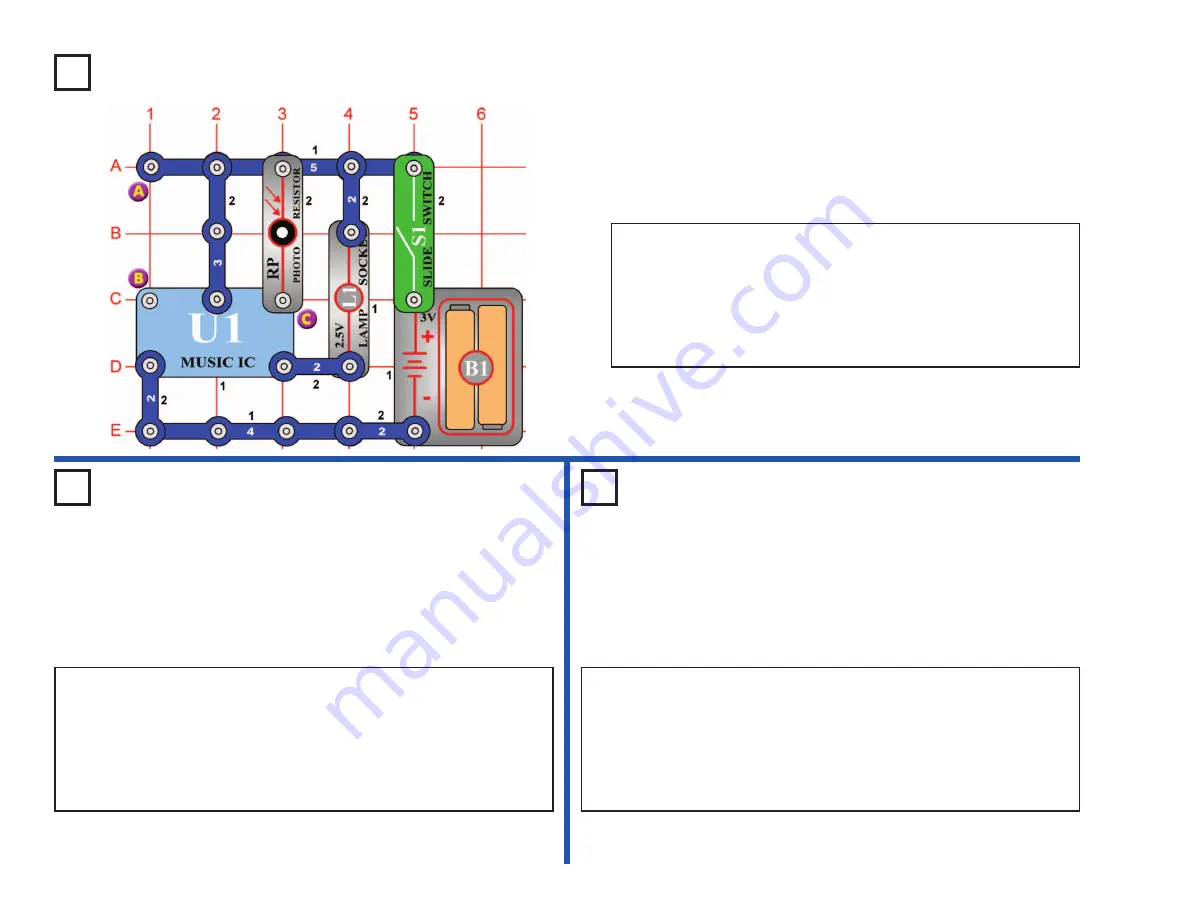 Elenco Electronics Snap Circuits Light Instruction Manual Download Page 36